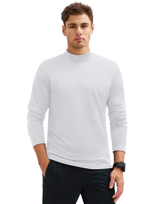 T-shirt thermique polaire à col roulé 4 way strech pour homme "TACVASEN - CTA22" - Planète Rando