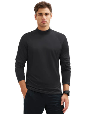 T-shirt thermique polaire à col roulé 4 way strech pour homme "TACVASEN - CTA22" - Planète Rando