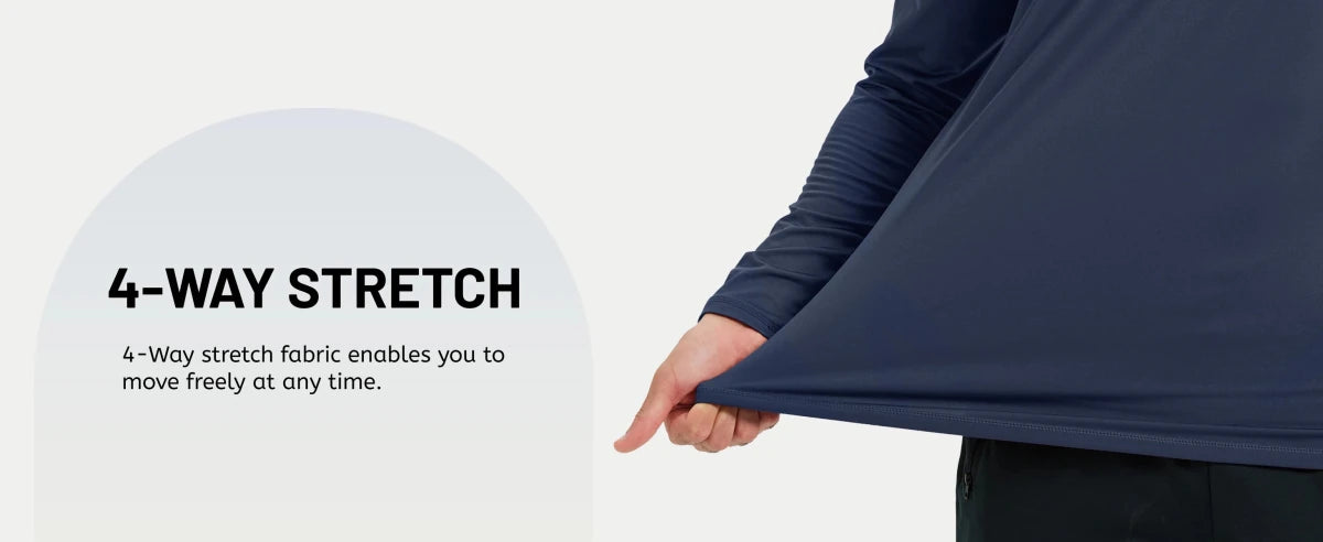 T-shirt thermique polaire à col roulé 4 way strech pour homme "TACVASEN - CTA22" - Planète Rando