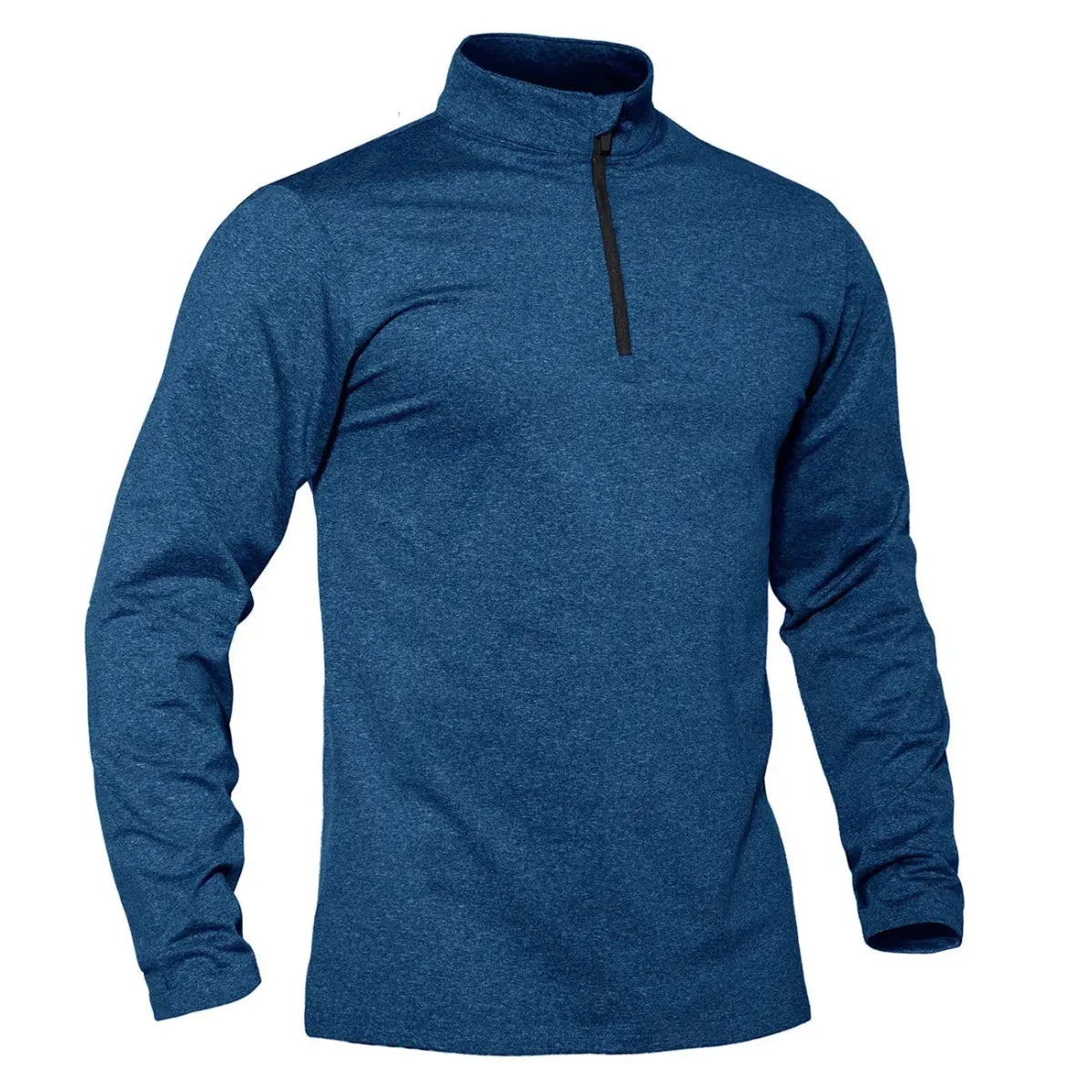 T-shirt thermique / sweat-shirt polaire à fermeture éclair 1/4 et manches longues pour homme "TACVASEN - LSTJ502" - Planète Rando