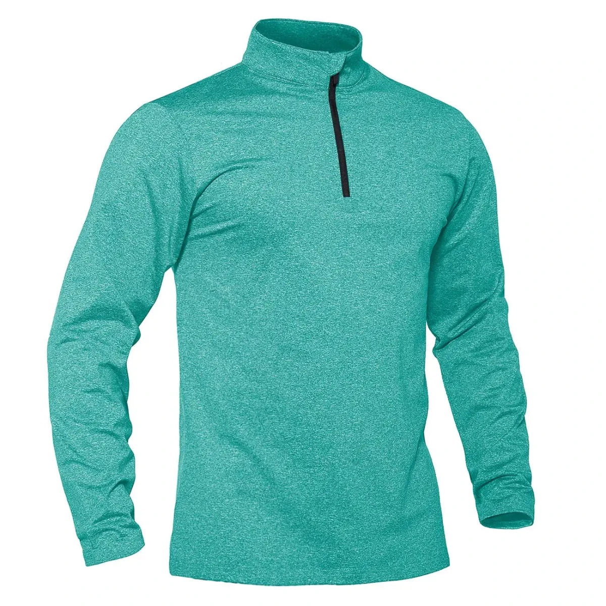 T-shirt thermique / sweat-shirt polaire à fermeture éclair 1/4 et manches longues pour homme "TACVASEN - LSTJ502" - Planète Rando