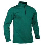 T-shirt thermique / sweat-shirt polaire à fermeture éclair 1/4 et manches longues pour homme "TACVASEN - LSTJ502" - Planète Rando