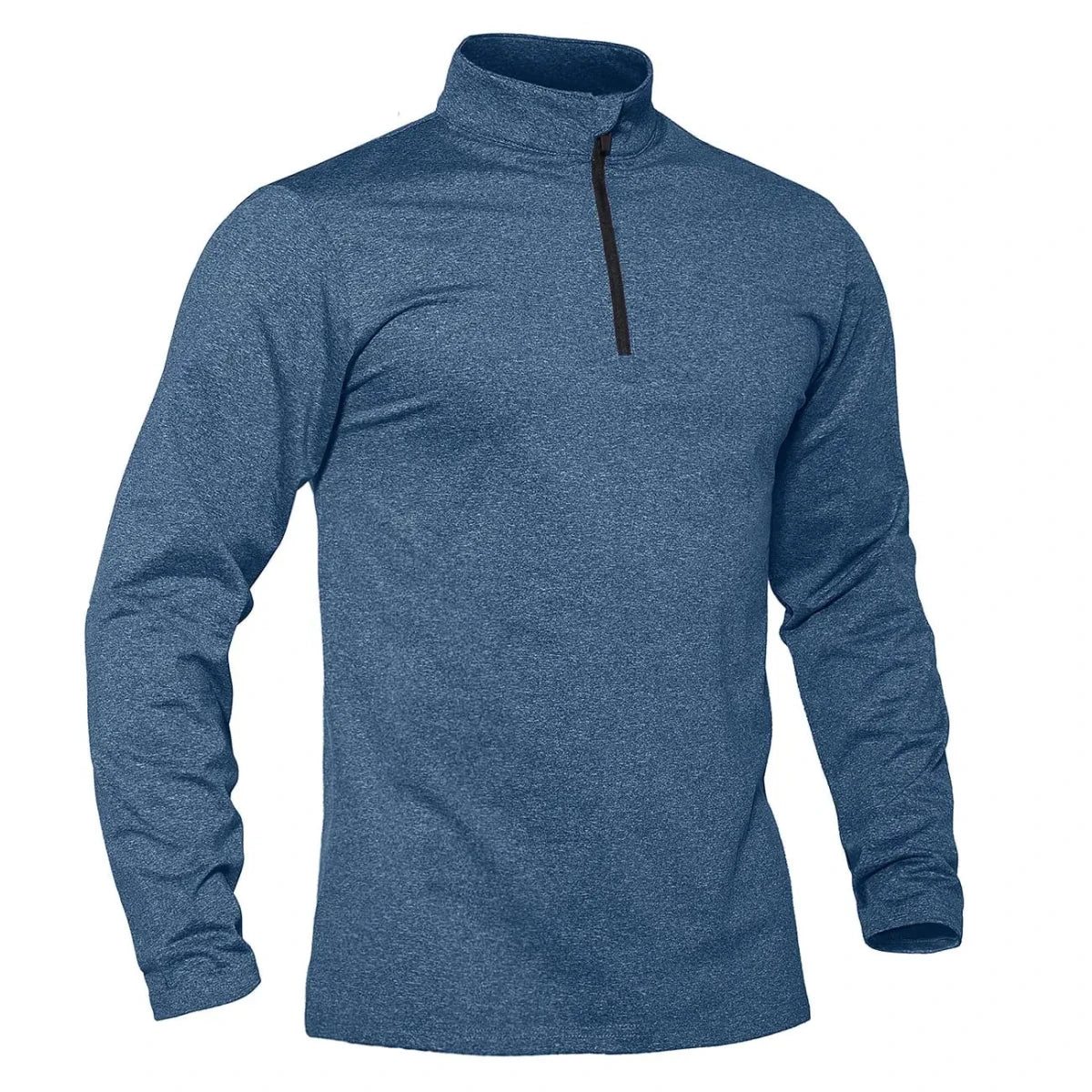 T-shirt thermique / sweat-shirt polaire à fermeture éclair 1/4 et manches longues pour homme "TACVASEN - LSTJ502" - Planète Rando