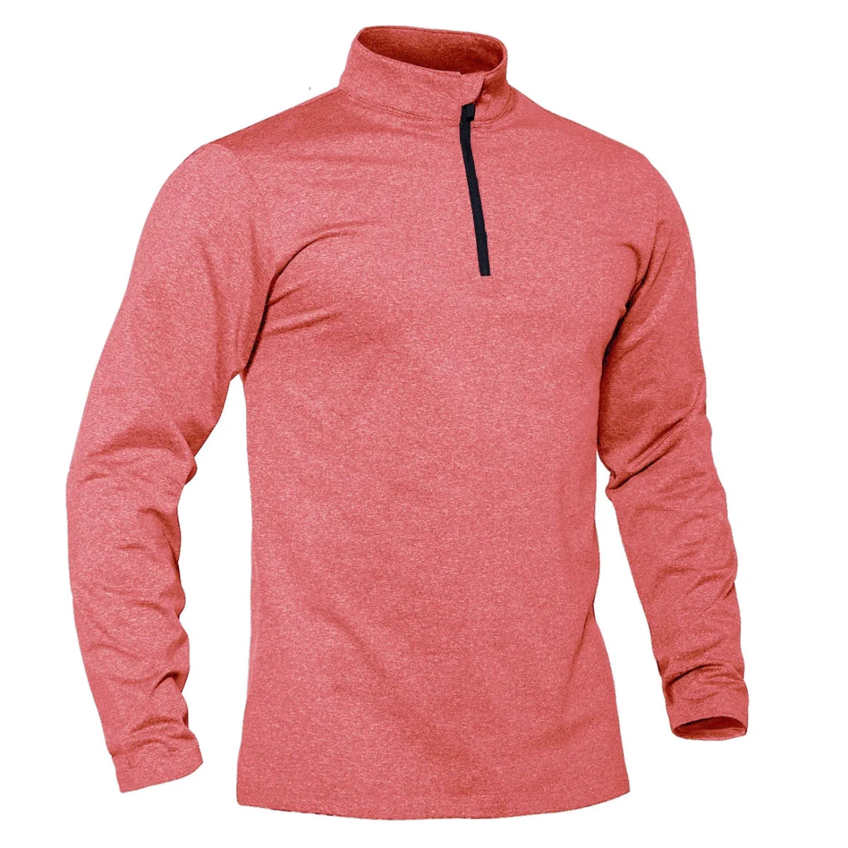 T-shirt thermique / sweat-shirt polaire à fermeture éclair 1/4 et manches longues pour homme "TACVASEN - LSTJ502" - Planète Rando