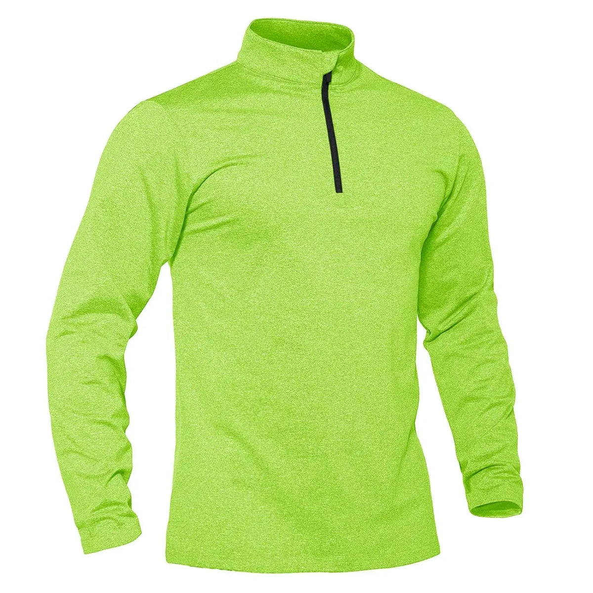 T-shirt thermique / sweat-shirt polaire à fermeture éclair 1/4 et manches longues pour homme "TACVASEN - LSTJ502" - Planète Rando