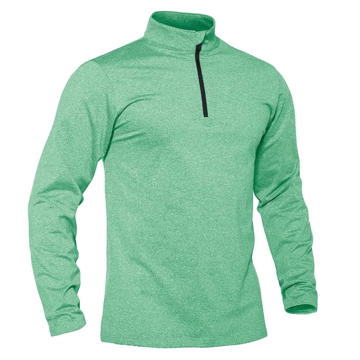 T-shirt thermique / sweat-shirt polaire à fermeture éclair 1/4 et manches longues pour homme "TACVASEN - LSTJ502" - Planète Rando