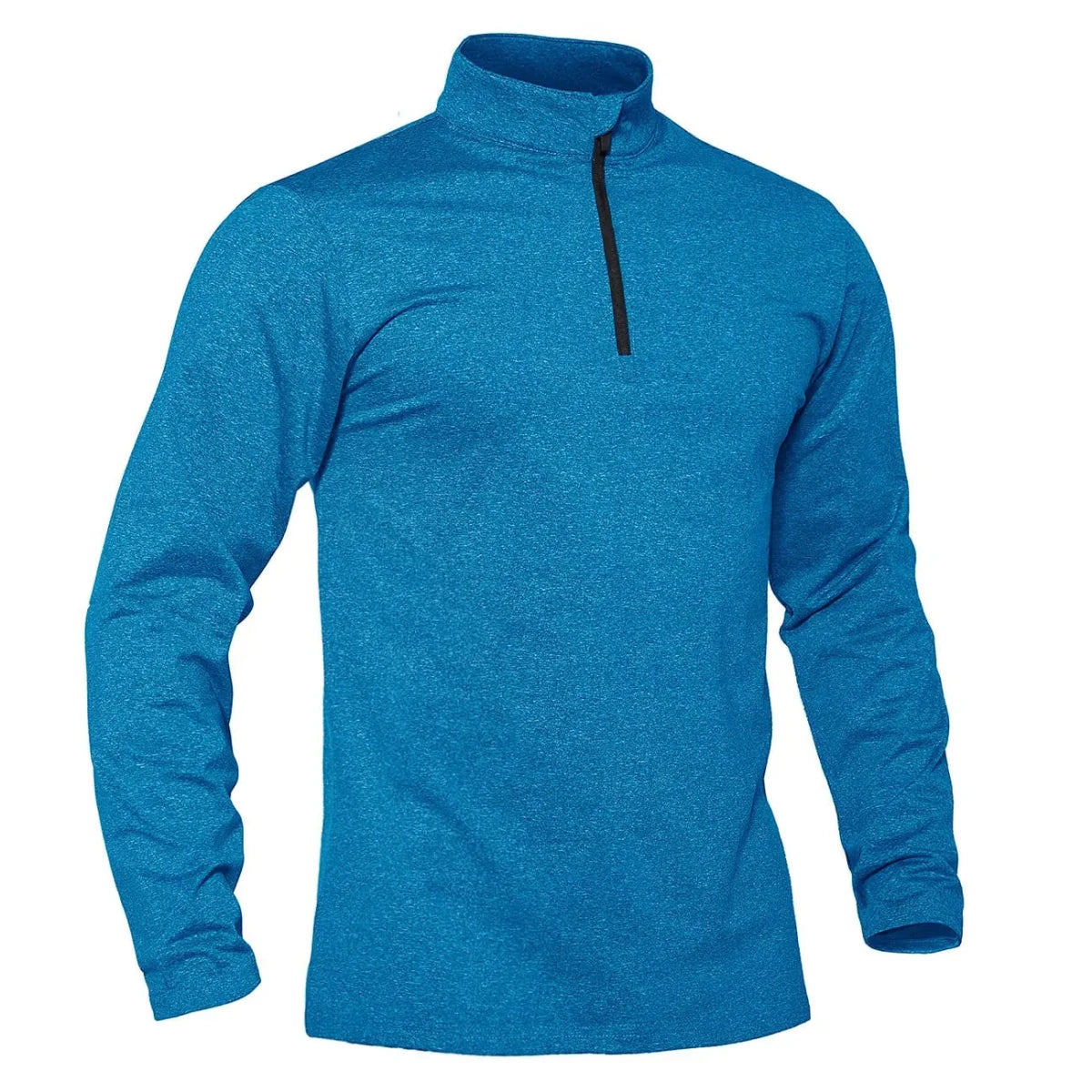 T-shirt thermique / sweat-shirt polaire à fermeture éclair 1/4 et manches longues pour homme "TACVASEN - LSTJ502" - Planète Rando