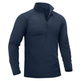 T-shirt thermique / sweat-shirt polaire à fermeture éclair 1/4 et manches longues pour homme "TACVASEN - TS321" - Planète Rando
