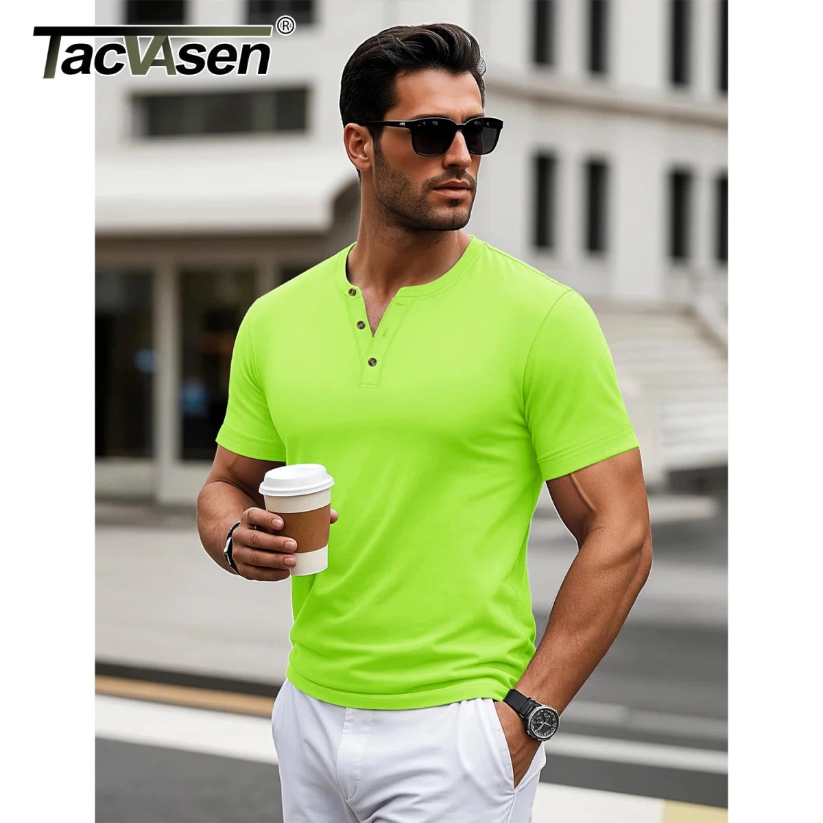 T-shirts manches courtes 100% coton pour homme "TACVASEN - TS277" - Planète Rando