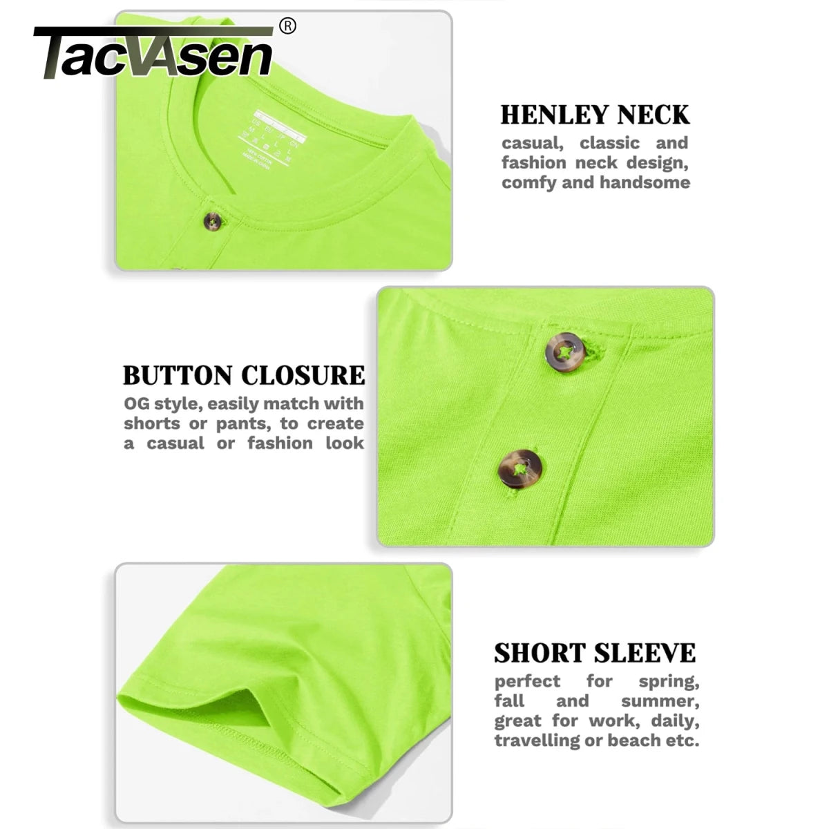 T-shirts manches courtes 100% coton pour homme "TACVASEN - TS277" - Planète Rando