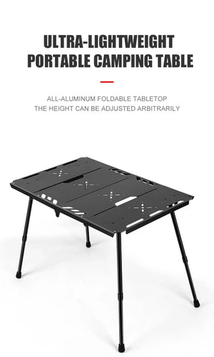Table tactique d'extérieur pliante, légère et multifonctionnelle 3kg "WESTTUNE - Tactical table ST15" - Planète Rando