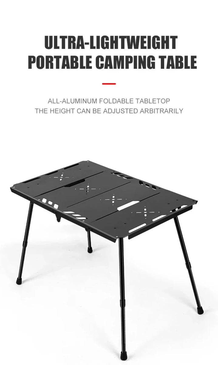 Table tactique d'extérieur pliante, légère et multifonctionnelle 3kg "WESTTUNE - Tactical table ST15" - Planète Rando