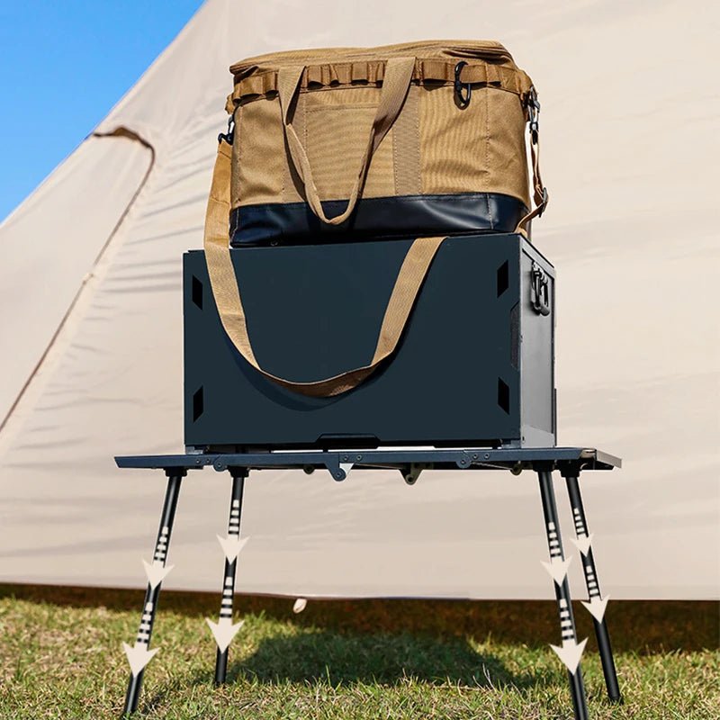 Table tactique d'extérieur pliante, légère et multifonctionnelle 3kg "WESTTUNE - Tactical table ST15" - Planète Rando