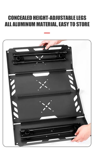 Table tactique d'extérieur pliante, légère et multifonctionnelle 3kg "WESTTUNE - Tactical table ST15" - Planète Rando