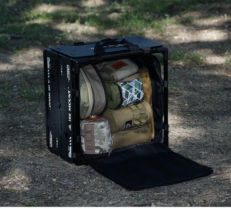 Table tactique pliable et portable 5kg "ISE MOUNT - Skeleton Tactical" - Planète Rando