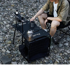 Table tactique pliable et portable 5kg "ISE MOUNT - Skeleton Tactical" - Planète Rando