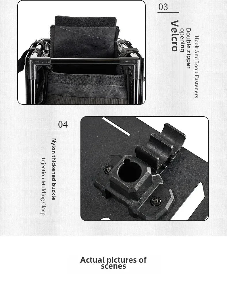 Table tactique pliable et portable 5kg "ISE MOUNT - Skeleton Tactical" - Planète Rando