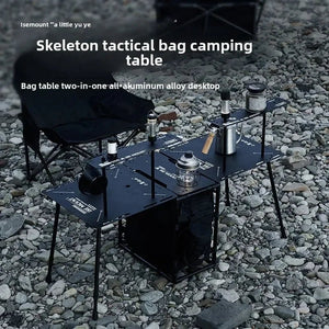 Table tactique pliable et portable 5kg "ISE MOUNT - Skeleton Tactical" - Planète Rando