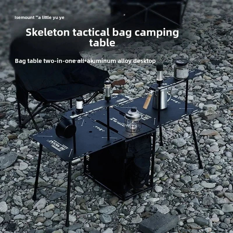 Table tactique pliable et portable 5kg "ISE MOUNT - Skeleton Tactical" - Planète Rando