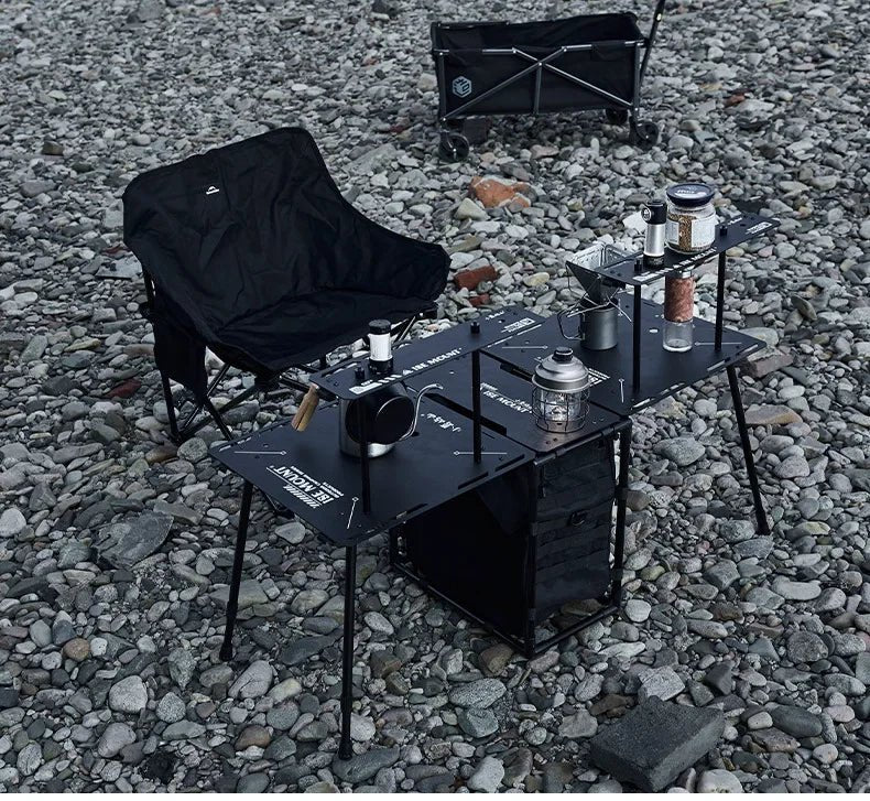 Table tactique pliable et portable 5kg "ISE MOUNT - Skeleton Tactical" - Planète Rando