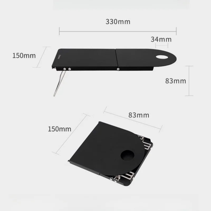 Table ultra - légère et pliable en aluminium à cadre pour cartouche de gaz "Fire - Maple - Petrel Ultralight Folding Table" - Planète Rando