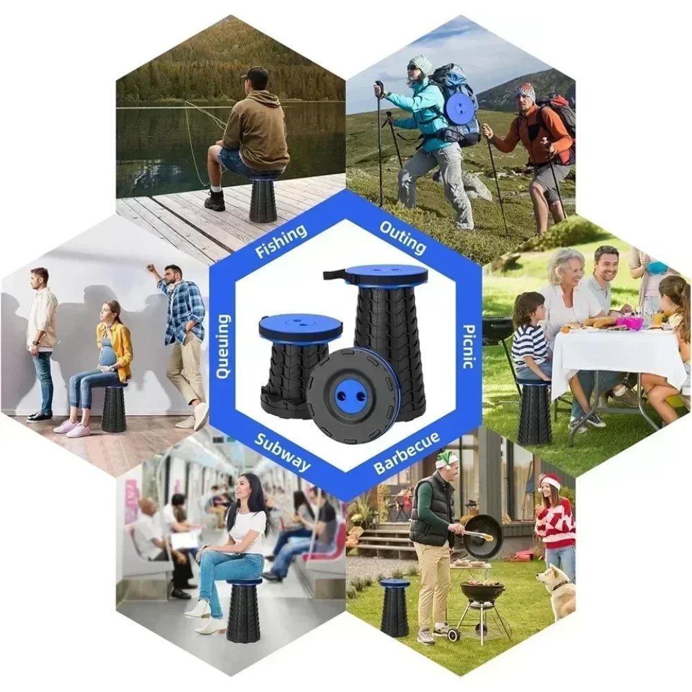 Tabouret de camping pliable et portable "47 Outdoor - Folding stool" - Planète Rando