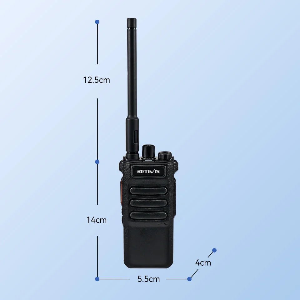 Talkie - walkie / radio bidirectionnelle longue portée de 3 à 5km "Retevis - RT86" - Planète Rando