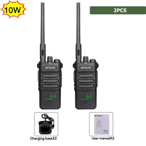 Talkie - walkie / radio bidirectionnelle longue portée de 3 à 5km "Retevis - RT86" - Planète Rando