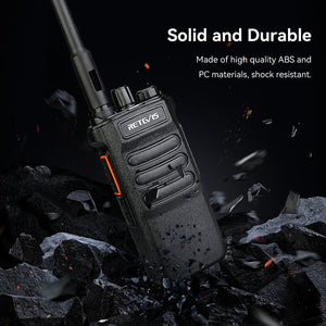 Talkie - walkie / radio bidirectionnelle longue portée de 3 à 5km "Retevis - RT86" - Planète Rando