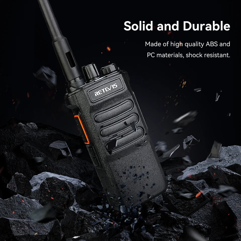 Talkie - walkie / radio bidirectionnelle longue portée de 3 à 5km "Retevis - RT86" - Planète Rando