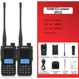 Talkie - walkie radio de Communication longue portée radio bidirectionnel FM VHF UHF étanche 10W "Retevis - RA89" - Planète Rando