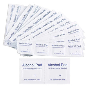 Tampons de coton imbibés d'alcool 70% "Sanke Rescue - Alcohol pads" - Planète Rando