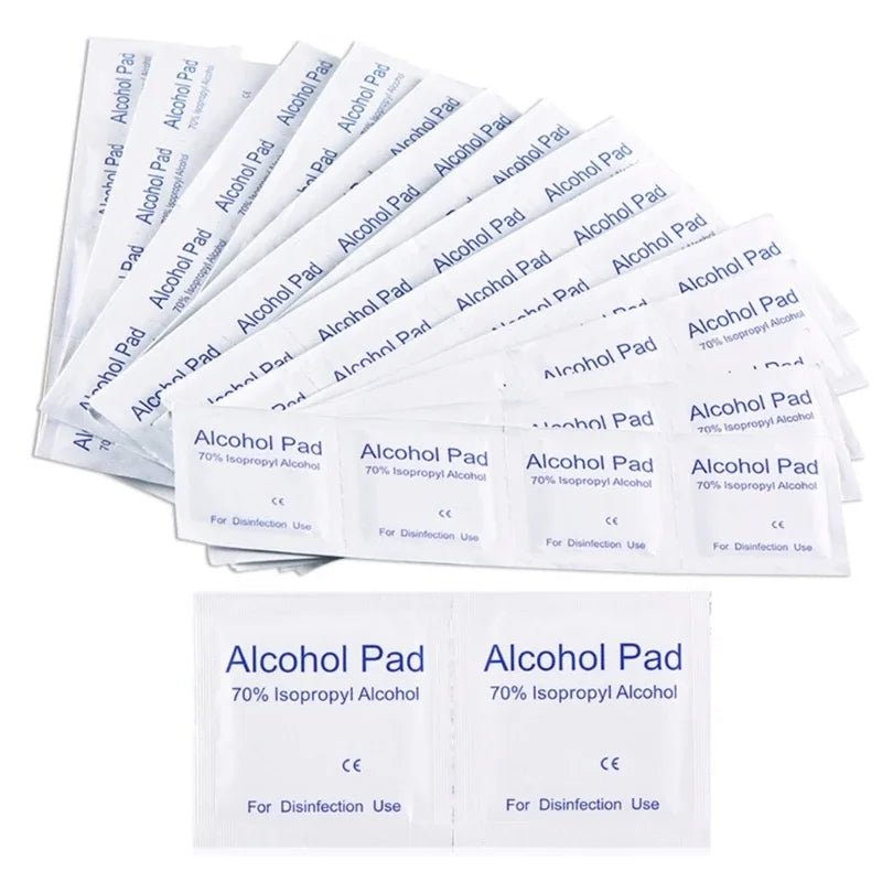 Tampons de coton imbibés d'alcool 70% "Sanke Rescue - Alcohol pads" - Planète Rando