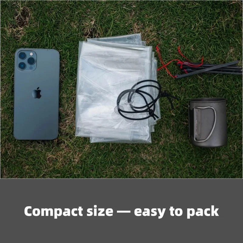 Tapis de sol / bâche imperméable pour tente en film polycro ultraléger à partir de 60g "Horizon Outdoor - Polycro ground sheet" - Planète Rando