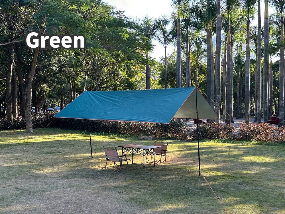 Tarp anti UV UPF 50+ / bâche de camping imperméable jusqu'à 3*5M "Top lander - Camping tarp" - Planète Rando