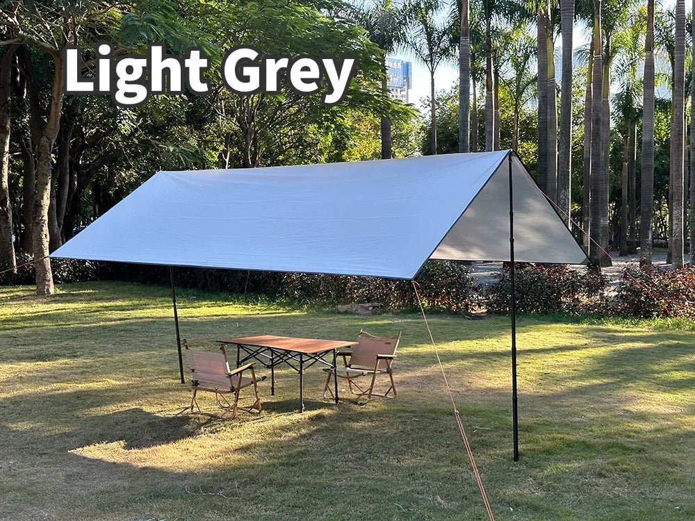 Tarp anti UV UPF 50+ / bâche de camping imperméable jusqu'à 3*5M "Top lander - Camping tarp" - Planète Rando