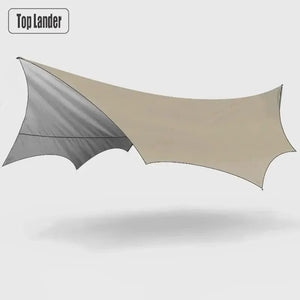Tarp / bâche de camping étanche de 5,1 x 5,1 m "Top Lander - Camping Tarp XL" - Planète Rando