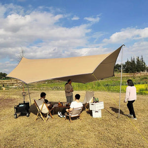 Tarp / bâche de camping étanche de 5,1 x 5,1 m "Top Lander - Camping Tarp XL" - Planète Rando