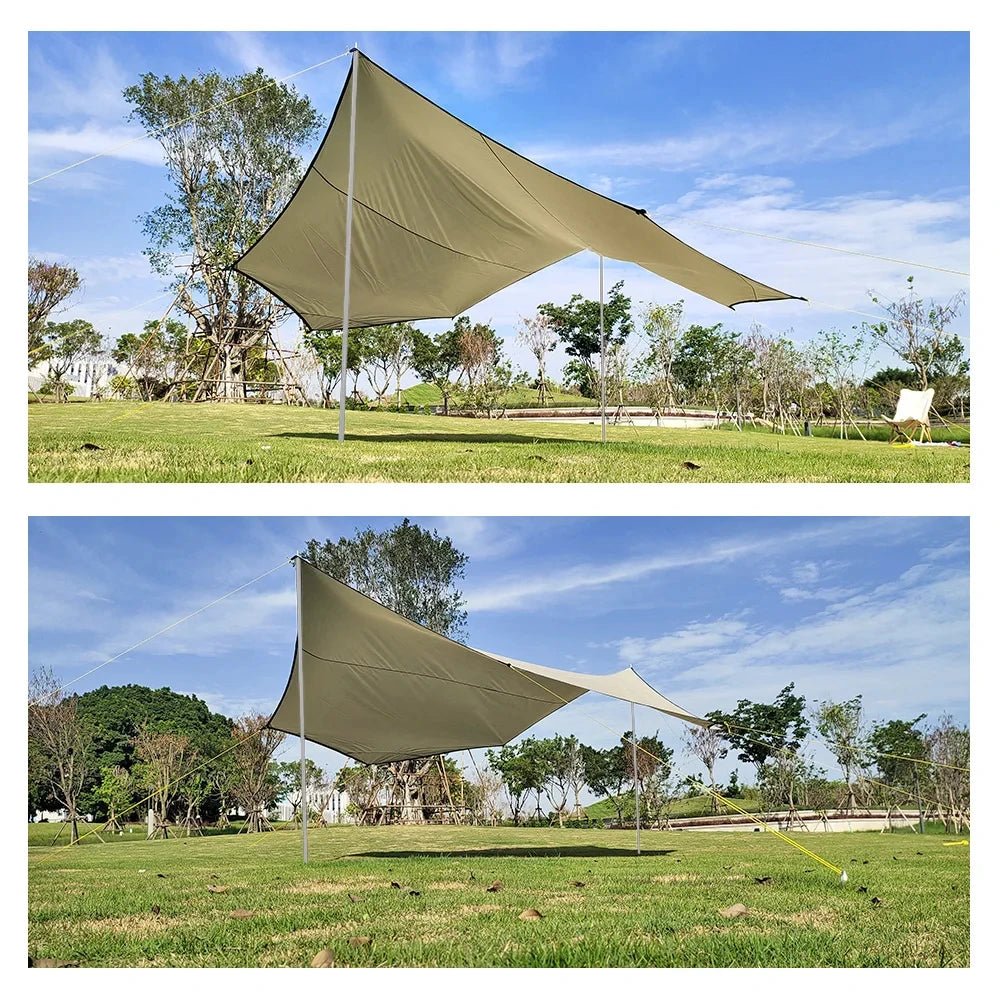 Tarp / bâche de camping étanche de 5,1 x 5,1 m "Top Lander - Camping Tarp XL" - Planète Rando