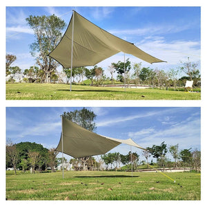 Tarp / bâche de camping étanche de 5,1 x 5,1 m "Top Lander - Camping Tarp XL" - Planète Rando