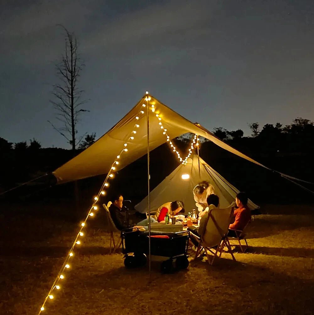 Tarp / bâche de camping étanche de 5,1 x 5,1 m "Top Lander - Camping Tarp XL" - Planète Rando