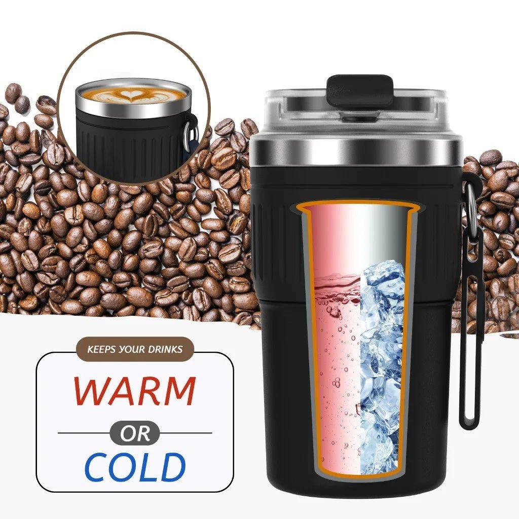 Tasse à café / mug isotherme en acier inoxydable sans BPA 400 ml "FEIJIAN - FJ - YZ400" - Planète Rando