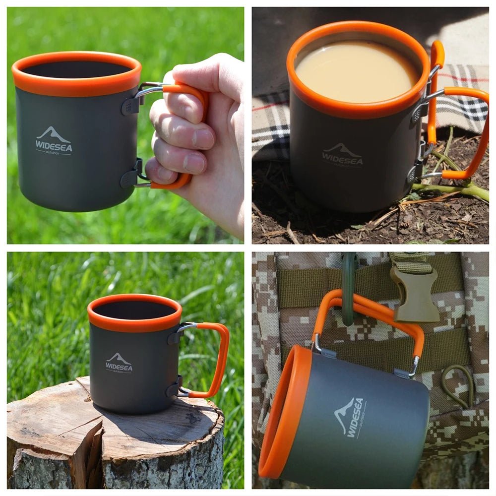 Tasse / mug en aluminium pour le camping & bivouac "Widesea - WSCC - 002" - Planète Rando