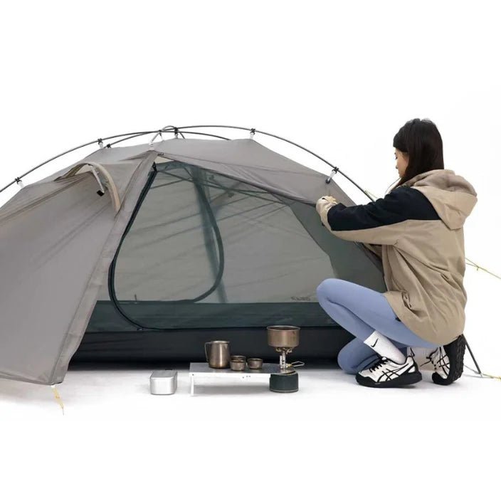 Tente de bivouac autoportante ultralégère pour 2 personnes 1,8kg "3F UL GEAR - TaiJi 2" - Planète Rando