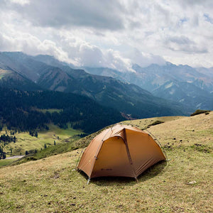 Tente de bivouac / bikepacking ultra - légère pour 1 personne à double - parois avec arceaux aluminium 1,45kg "3F UL GEAR - Taiji 1" - Planète Rando