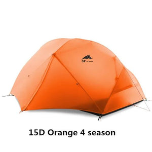 Tente de bivouac / camping double - parois autoportante en nylon ultraléger 15D enduit de silicone "3F UL Gear - Floating Cloud" - Planète Rando