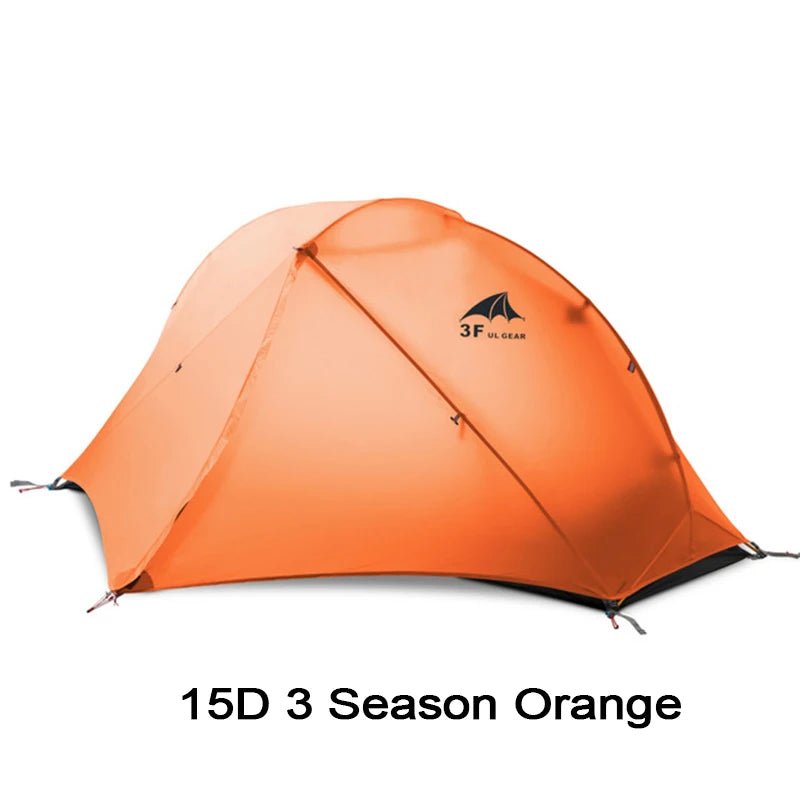 Tente de bivouac / camping double - parois autoportante en nylon ultraléger 15D enduit de silicone "3F UL Gear - Floating Cloud" - Planète Rando