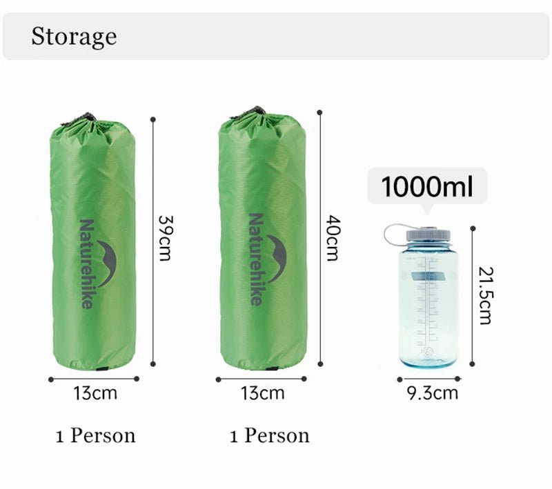 Tente de bivouac ultralégère pour 1 ou 2 personnes 1,50kg "Naturehike - Cloud Up Base" - Planète Rando
