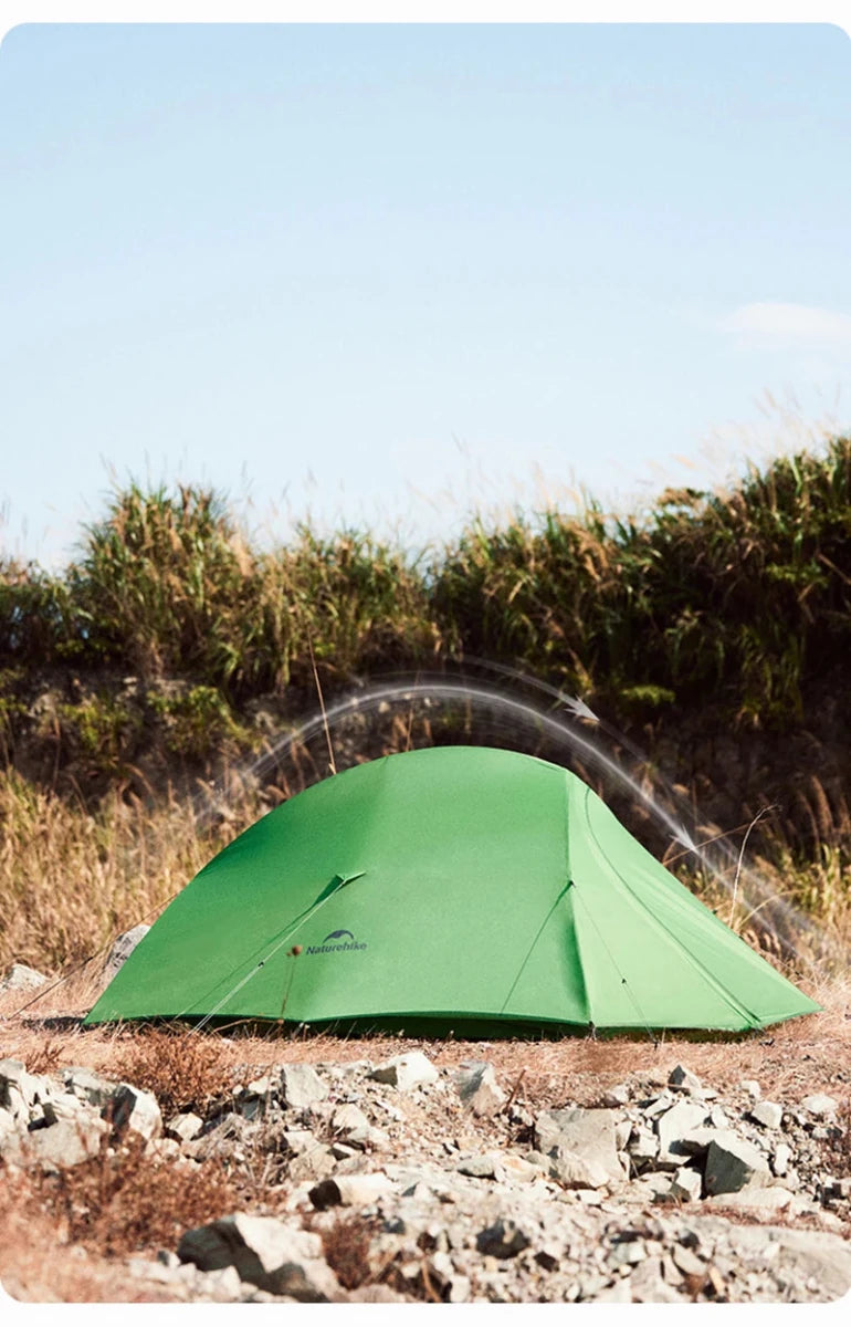 Tente de bivouac ultralégère pour 1 ou 2 personnes 1,50kg "Naturehike - Cloud Up Base" - Planète Rando