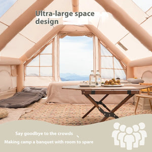 Tente de camping gonflable pour 4 à 8 personnes avec fenêtres "Pakicetus - Inflatable Tent" - Planète Rando